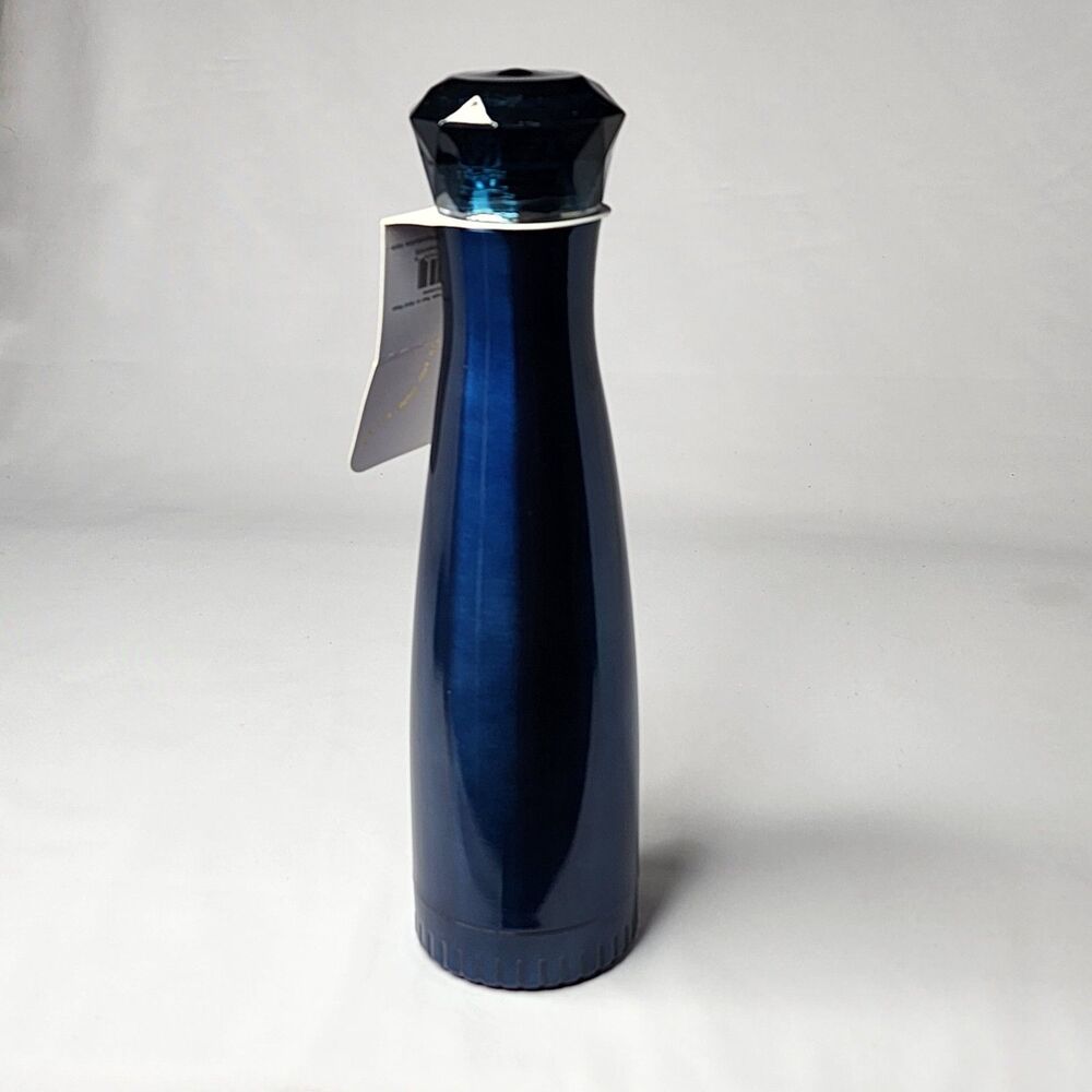 Sparkler Blue Stainless Steel Water Bottle 16 oz NWT